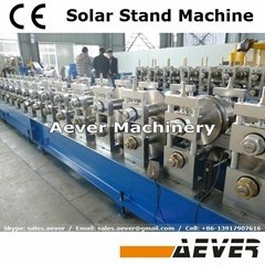 Solar rack bending machine