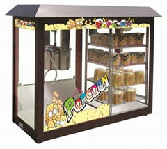 Popcorn Machine With Warming Show case  