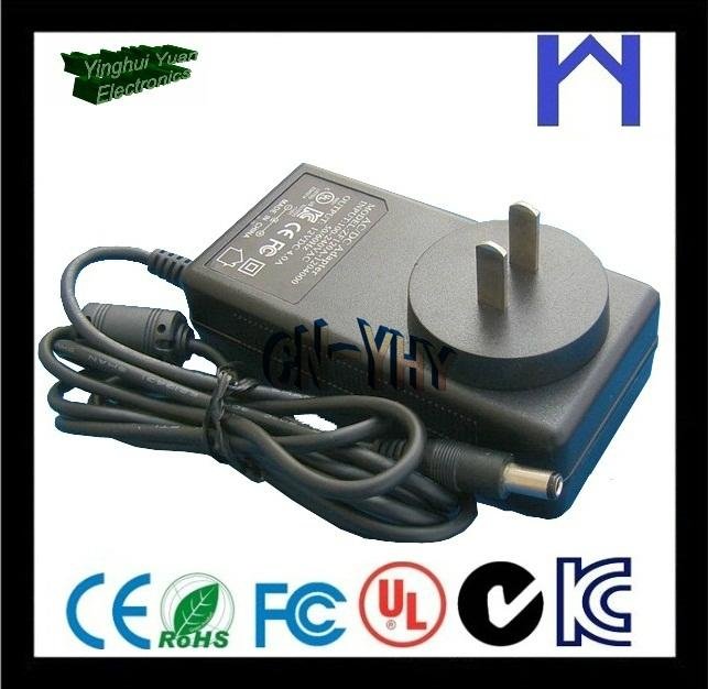 single output AC100-240V power adapter 5Volt 6Amps 30watt DC connector 5.5*2.1mm