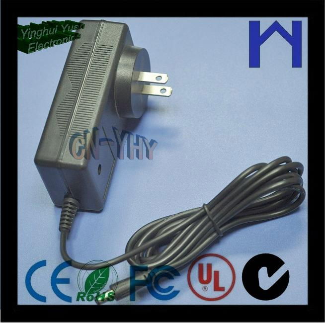 single output AC100-240V power adapter 5Volt 6Amps 30watt DC connector 5.5*2.1mm 3