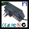 single output AC100-240V power adapter 5Volt 6Amps 30watt DC connector 5.5*2.1mm 5