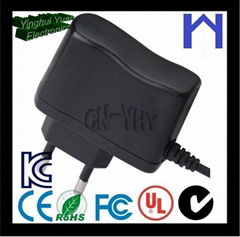 12Volt 1Amps 12watt single output AC100-240V power adapter 