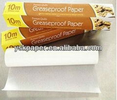 Unbleached Food Grade FDA and EU Certified Greaseproof Paper