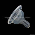 BPA free transparent silicone baby silicone soother teething pacifier 2