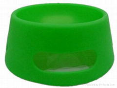 portable silicone folding pet bowl