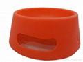 portable silicone folding pet bowl 2