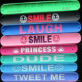 2013 Christmas gifts silicone snap wristbands 3