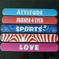 2013 Christmas gifts silicone snap wristbands 5