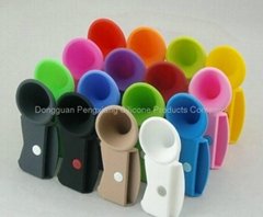 Cheap phone small silicone loud speaker