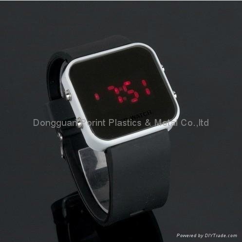 2013 fashion 12 colors silicone square round led touch screen watches for holid 5