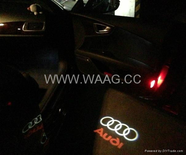 AUDI CAR SPECIAL LED 3D LASER DOOR WELCOME LIGHT 3