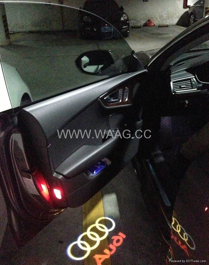 AUDI CAR SPECIAL LED 3D LASER DOOR WELCOME LIGHT 4