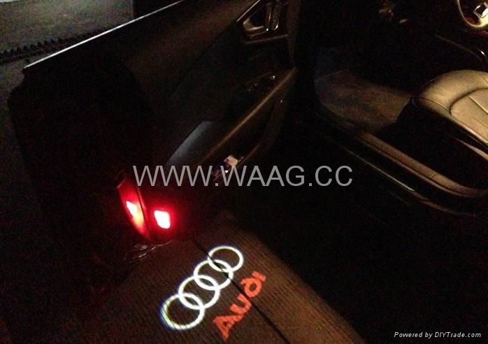 AUDI CAR SPECIAL LED 3D LASER DOOR WELCOME LIGHT 5