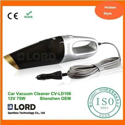 Powerful DC12v Car Vacuum Cleaner With Extension Tubes CV-LD106