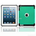 Hybrid impact studded diamond case for ipad2/3/4 1