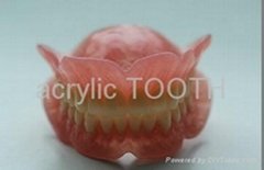 acrylic tooth