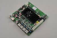 Intel Atom D525 Mini-ITX Motherboard D525MF with 4 LAN and 12V DC IN DDR3 2