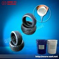 Platinum cured silicone rubber for tire