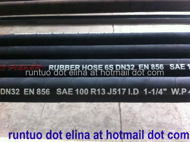 Sell Four or Six wire spiraled hydraulic hose SAE J517 TYPE 100 R13 STANDARD 2