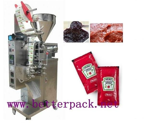 Automatic small tomato paste filling and sealing machine