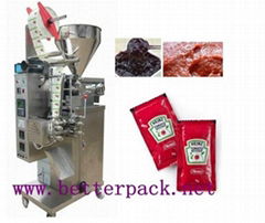 Automatic small tomato paste filling and sealing machine