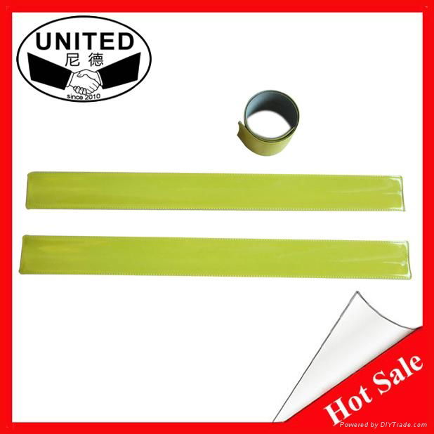 promotional reflective pvc slap bracelet 2