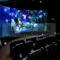 Update luxury 4D theater system with 4D motion chair and funny 3D movie 5