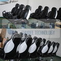 Hot sale 3DOF 5D motion chair 4D cinema seat with red black chair 5