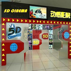 Mobile 5D movie cinema removable box decoration