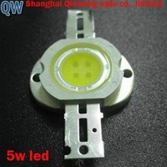 5w white power led with Taiwan chip 