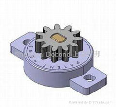 rotary damper for automotive ash tray