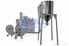 Plastic extrusion granulation line