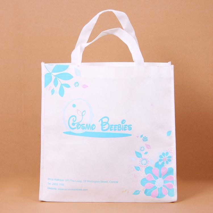 nonwoven shopping bag eco material printing logo