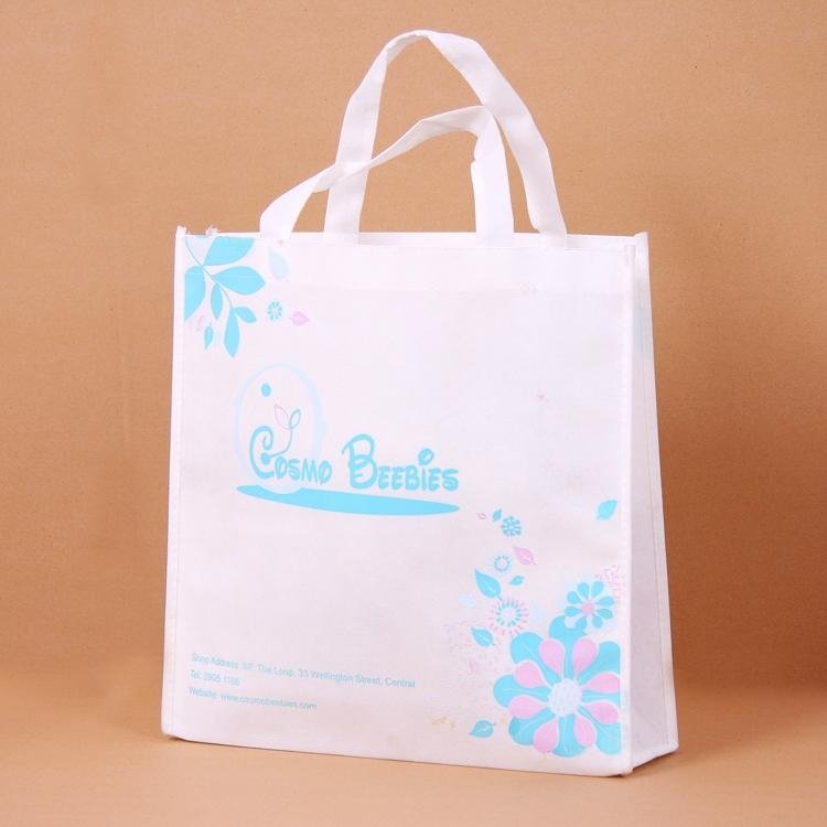 nonwoven shopping bag eco material printing logo 2