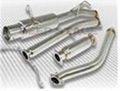 STAINLESS TURBO CAT BACK EXHAUST 4" TIP