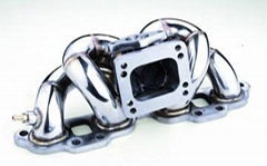 Stainless Steel header Nissan 240SX S13 S14 89-98 SR20 Top Mount