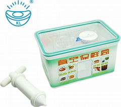 pp  vacuum  container  with an   air  pump