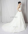 Pronovias new custom strapless gauze with French lace wedding dress 3