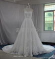 French lace wedding dress wholesale perspective large trailing wedding dresses