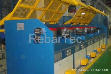 Continuous wire drawing machine