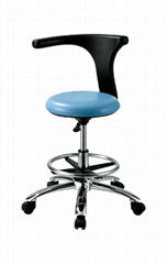 Rotating doctor chair(metal base metal base)