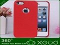 2013 New product back cover genuine leather case for iphone 1