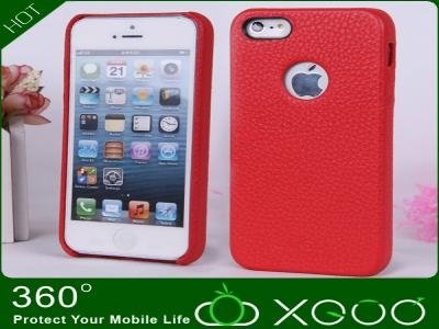 2013 New product back cover genuine leather case for iphone 2