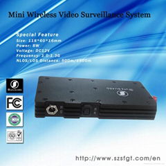 Mini  small size fm Wireless Video Transmission  monitoring