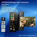 Full-Duplex COFDM portable Wireless Digital Video Transceiver   2