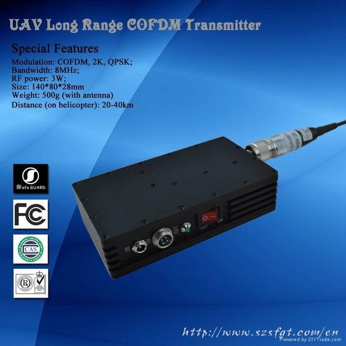 Long Range COFDM Modulator Transmitter for UAV 