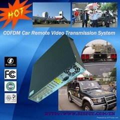 COFDM Wireless Transmitter for Vehicle Video Surveillance 