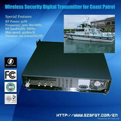 30W COFDM Digital Video transmitter System 