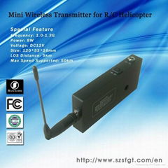 Analog Mini Wireless Video Transmitter Receiver for R/C Helicopter