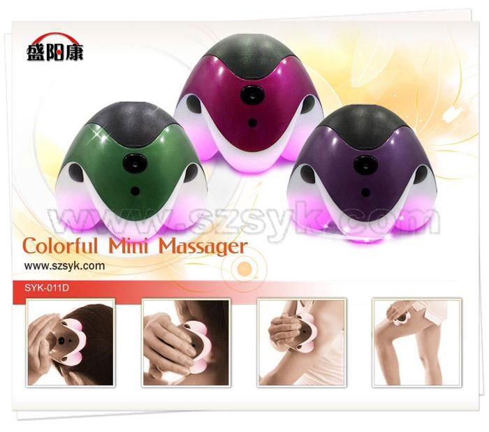 colorful handheld body massage